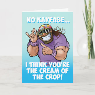 No Kayfabe Cream of the Crop Professional Wresting Holiday Card