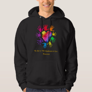 No Kid Or Pets Unattended In Cars Awareness Hands Hoodie