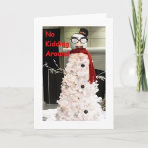 NO KIDDING AROUND U R MISSED AT CHRISTMAS FRIENDS HOLIDAY CARD