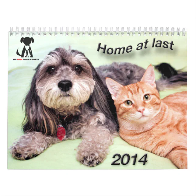 No Kill Pima County Calendar 2014 Zazzle