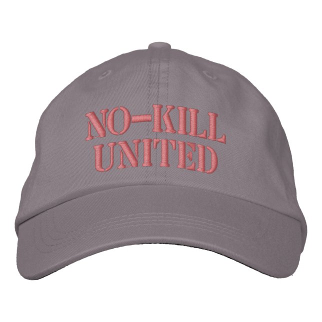NO-KILL UNITED : HAT-SBC EMBROIDERED BASEBALL HAT (Front)