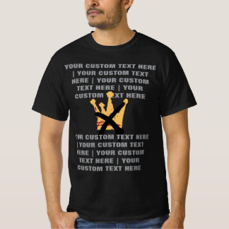 No King Anti Monarchy Custom Protest Design GRAY T-Shirt