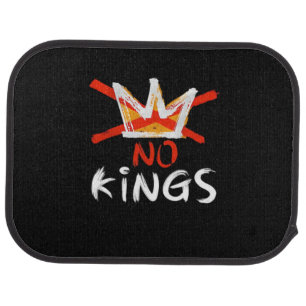 No King Funny Quote Retro Creative Style Car Floor Mat