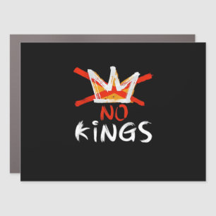 No King Funny Quote Retro Creative Style Car Magnet