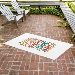 No King In America American Democracy Outdoor Rug