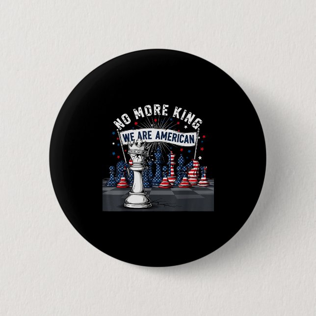 No King In America Gift Men Women  Button (Front)