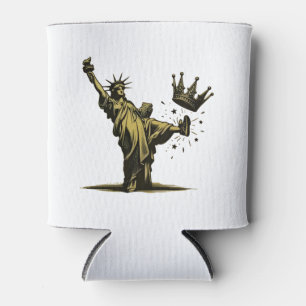 No King in America Liberity Status Pro Democrat Can Cooler