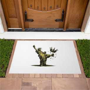 No King in America Liberity Status Pro Democrat Doormat