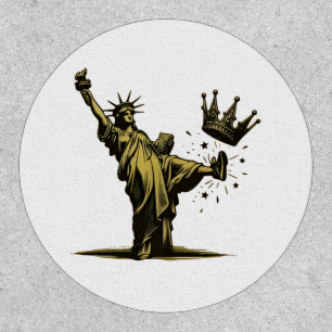 No King in America Liberity Status Pro Democrat Patch