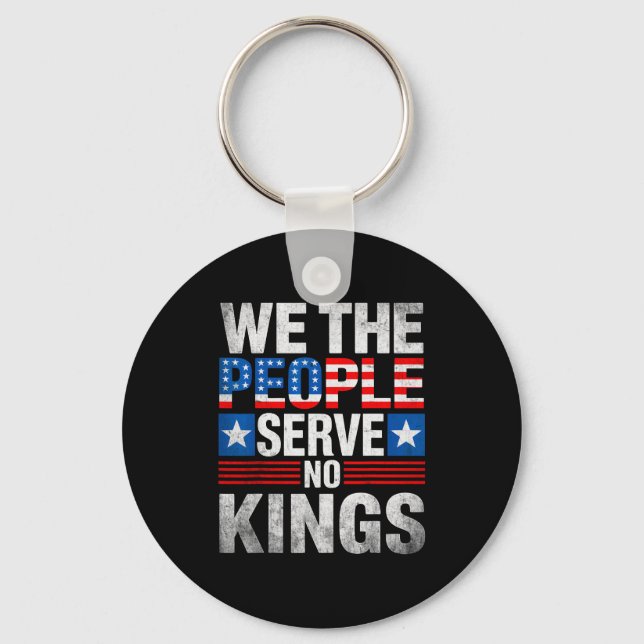 No King Patriotic Dom Shirt For Men Women  Keychain (Front)
