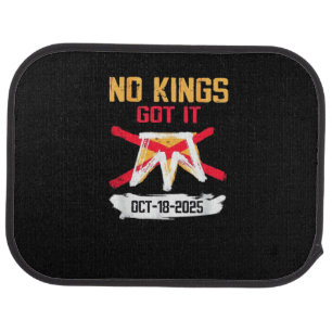 No King Patriotic Freedom No Kings In America Crea Car Floor Mat