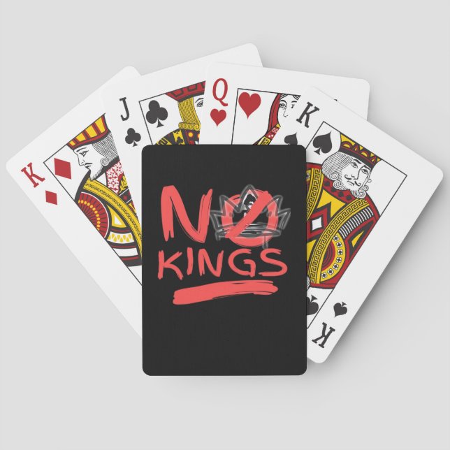 No King Simple Clean Design Poker Cards (Back)