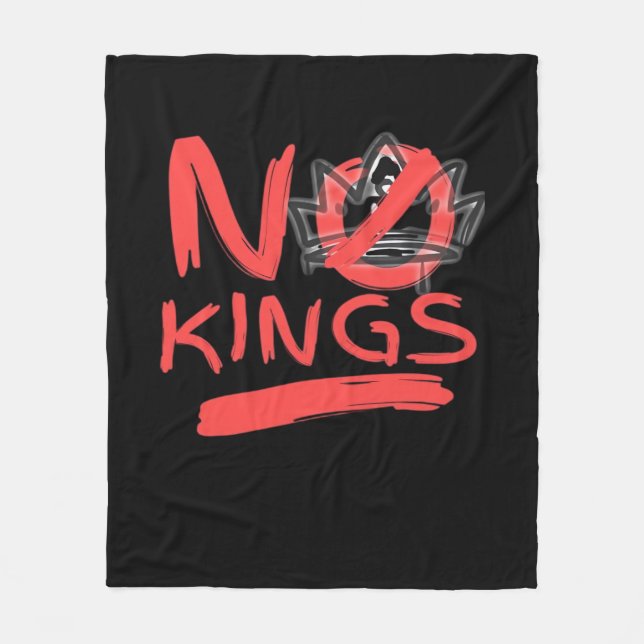 No King Simple Clean Fleece Blanket (Front)