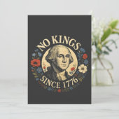 No King Since 1776 American Democracy Protest (Standing Front)