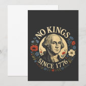 No King Since 1776 American Democracy Protest (Front/Back)