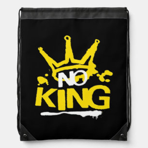 No King Vintage Style Drawstring Bag