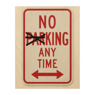 "NO king" Wood Wall Art