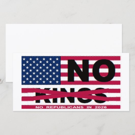 NO KINGS (Front/Back)