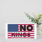 NO KINGS (Standing Front)