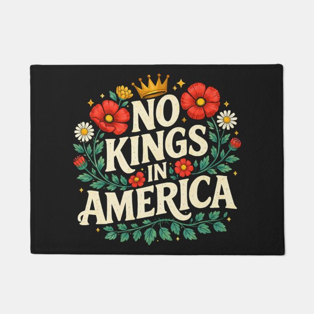 No Kings America Doormat (Front)