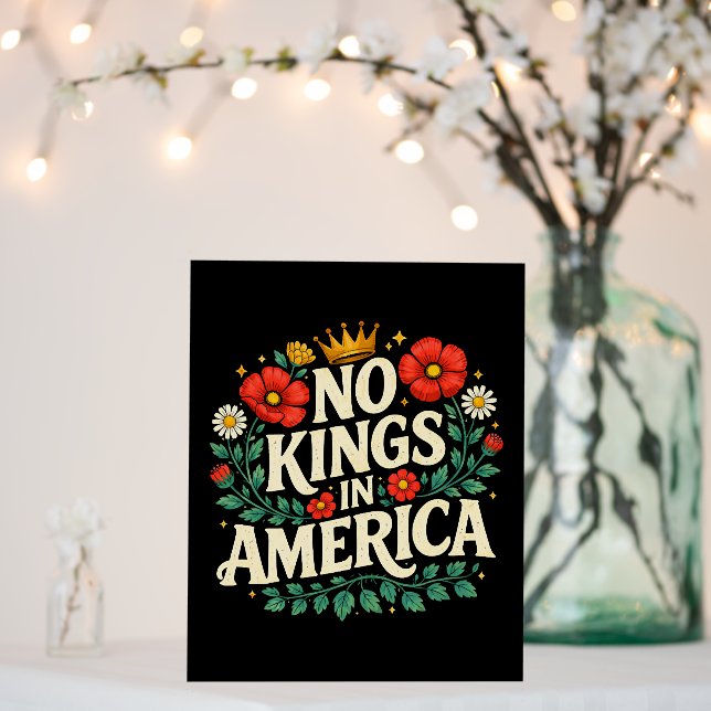 No Kings America Foam Board (In Situ (Wedding))