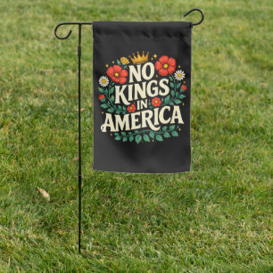 No Kings America Garden Flag