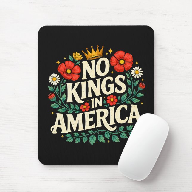 No Kings America Mouse Pad (With Mouse)