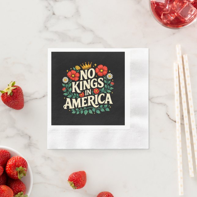 No Kings America Napkins (Insitu)