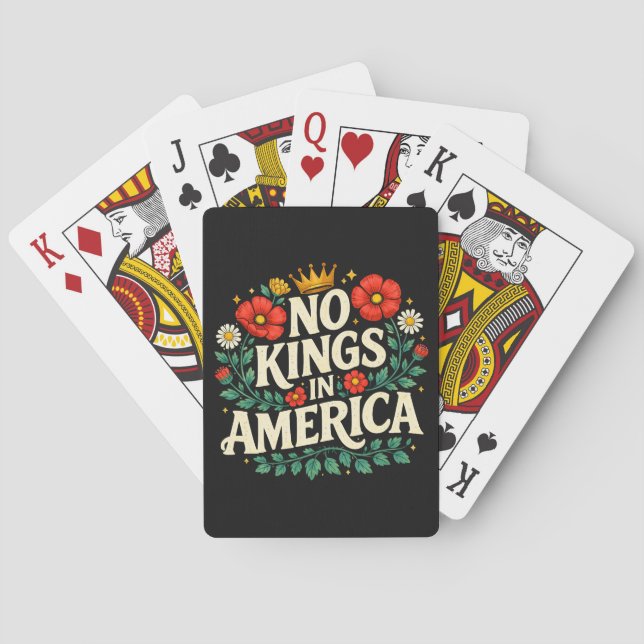 No Kings America Poker Cards (Back)