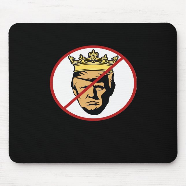 No Kings Anti Classic Creative Design Mouse Pad (Front)