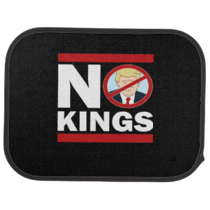 No Kings Anti Classic Minimal Clean Car Floor Mat