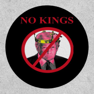 No Kings Anti Creative Graphic Style Patch