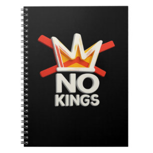 No Kings Anti Minimal Clean Design Notebook