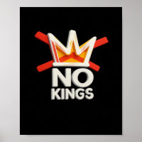 No Kings Anti Minimal Clean Design