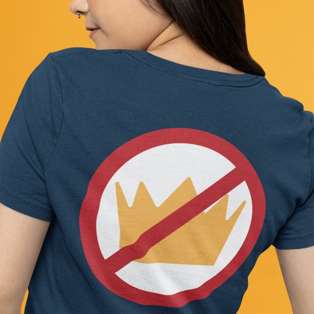 NO KINGS! Anti-Trump (Back) Tri-Blend Shirt (Creator Uploaded)