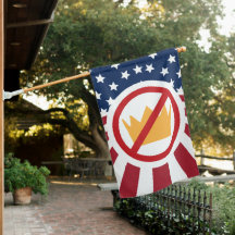 NO KINGS! Anti-Trump Flag