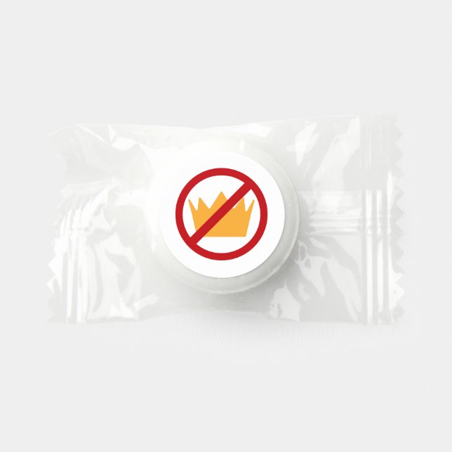 NO KINGS! Anti-Trump Life Saver® Mints (Front)