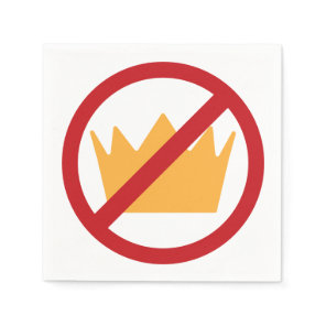 NO KINGS! Anti-Trump Napkins