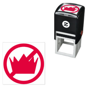 NO KINGS! Anti-Trump Pro-democracy Self-inking Stamp