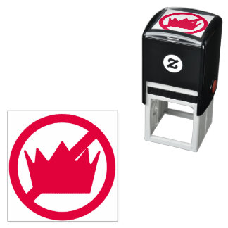 NO KINGS! Anti-Trump Pro-democracy  Self-inking Stamp
