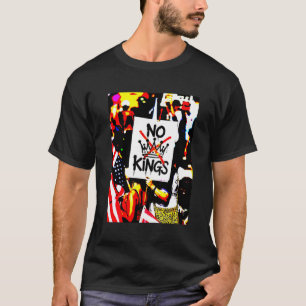 NO KINGS  Anti-Trump Pro-democracy T-Shirt