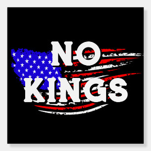 No Kings Anti-Trump Protest Foam Board