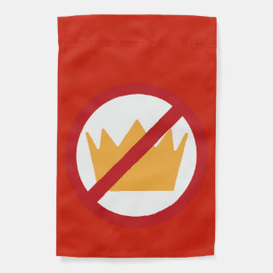NO KINGS! Anti-Trump Red Garden Flag