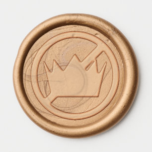NO KINGS! Anti-Trump Wax Seal Sticker