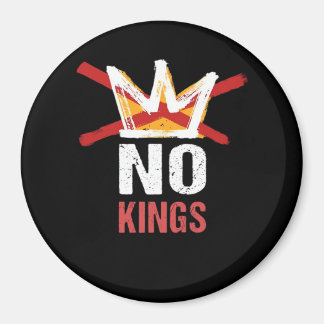 No Kings Anti Vintage Graphic Magnet