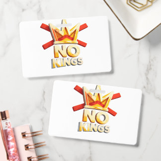 NO KINGS  BADGE