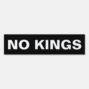 No Kings bold political protest Sign