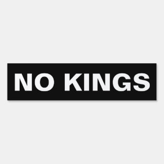No Kings bold political protest Sign