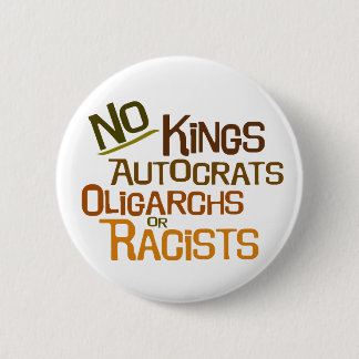 No Kings -- Brown Version Button