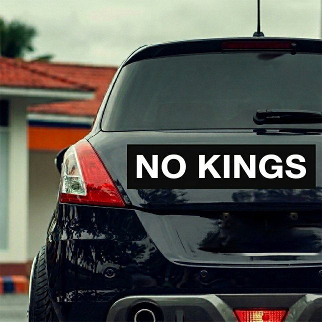 No Kings Bumper Sticker (No Kings Bumper Sticker)